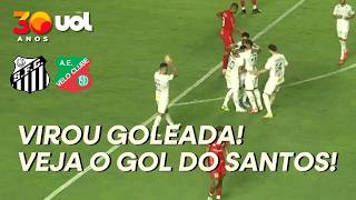 VIROU GOLEADA! SANTOS MARCA O QUARTO GOL CONTRA O VELO CLUBE!