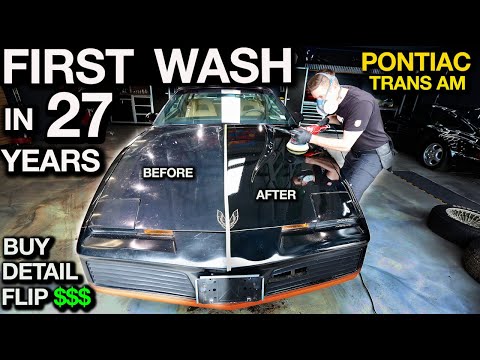 Thumbnail for First Wash in 27 Years: Pontiac Trans Am Buy-Detail-Flip for Profit. Will it Start? by Car