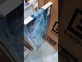 Video: Cuadro en lienzo montado sobre bastidor olas azules