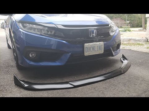 How To Install A Front Lip On Your Car.