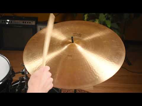 22" Paiste 1976 Black Label 2002 Ride Cymbal 3026g *Video Demo* image 10
