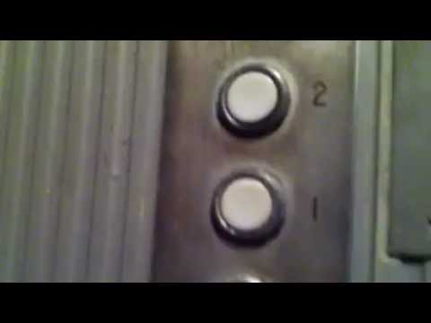 Amazing Very Old Atlas traction elevator in Rotschild Street In Bat Yam