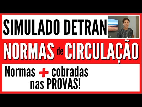 DETRAN 2021 SIMULATION – RULES OF DRIVING AND CONDUCT – ONLY WHAT IS INCLUDED IN THE TESTS TO HEL...