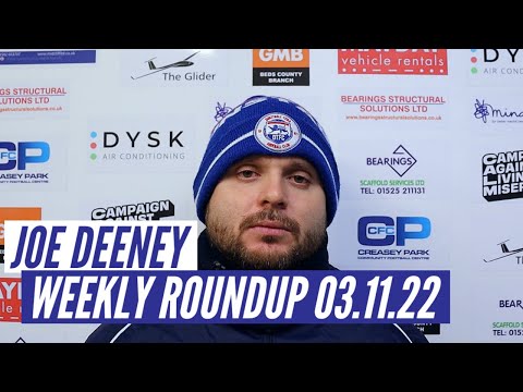 Weekly Roundup | Joe speaks ahead of upcoming clashes with Stotfold and Moulton