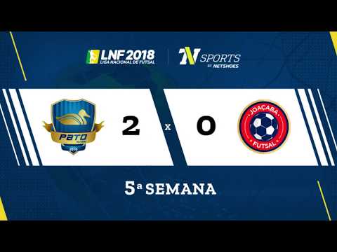 LNF2018 - Pato 2 x 0 Joaçaba - Gols - 5ª Rodada