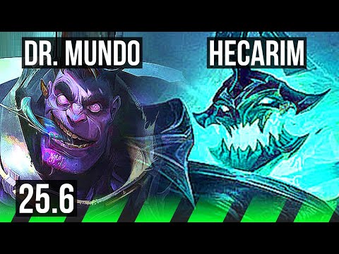 DR. MUNDO vs HECARIM (JGL) | 7/2/9 | EUW Master | 25.6