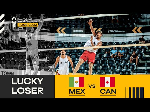 Virgen/Sarabia 🇲🇽 vs. Schachter/Dearing 🇨🇦 - Lucky Loser  Highlights Rome 2022 #BeachWorldChamps
