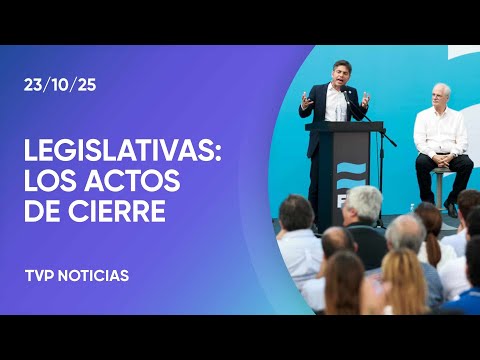 Cierres de campaña de Fuerza Patria y La Libertad Avanza
