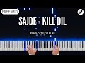 Sajde Piano Tutorial Instrumental Cover | Arijit Singh | Kill Dil