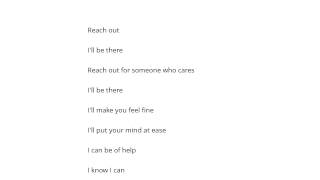 Joan Armatrading   Reach Out Şarkı Sözü