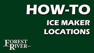 How to Find the Ice Maker Valve on Your Forest River RV