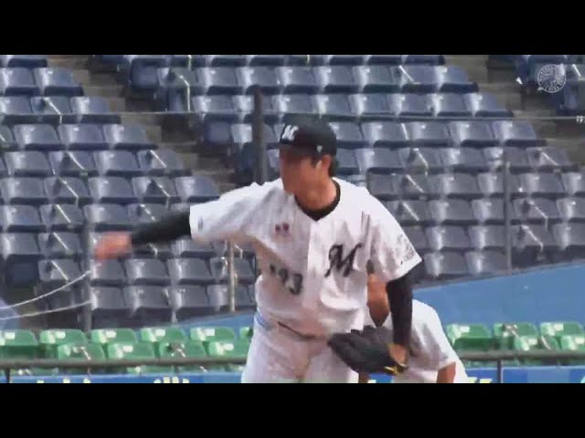 【ファーム】目標の舞台で力投!! マリーンズ・森 7回2失点で支配下滑り込みへアピール!! 2021/8/24 M-F(ファーム)