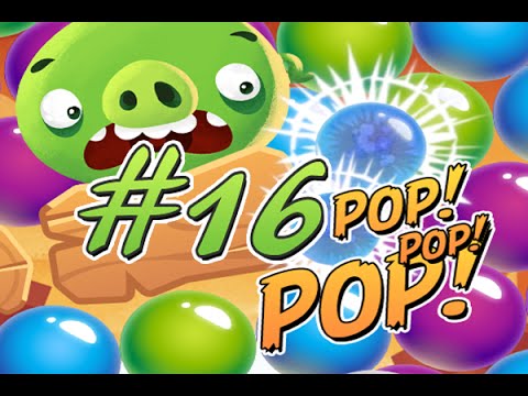 Angry Birds POP Bubble Shooter Level 16 WALKTHROUGH | 3 Stars