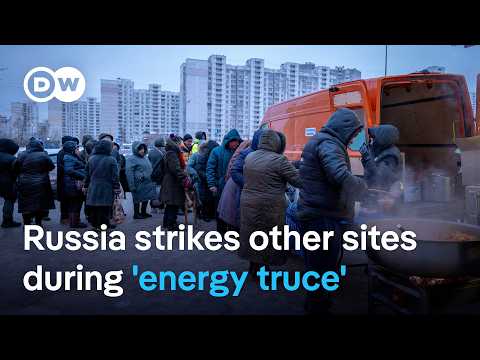 Russia, Ukraine halt energy attacks during cold spell | DW News