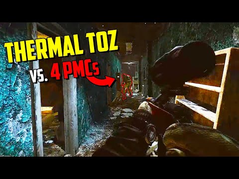 Thermal TOZ Squad WIPE! - EFT Funny & FAILS Moments #3