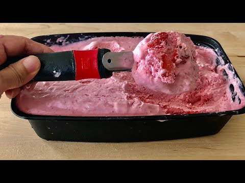 Homemade Strawberry ice cream Recipe ‘fast & easy Strawberry ice cream ‘eggless Ice cream ‘