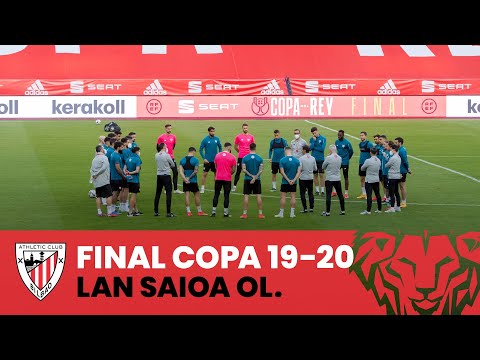 Imagen de portada del video 📽️️ Entrenamiento I 24 horas para la final Athletic Club – Real Sociedad I Copa 2019-20
