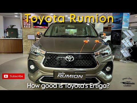 Thumbnail for Toyota Rumion - How good Is Toyota’s Ertiga? l Walkaround, all features explained by Toyota Rumion