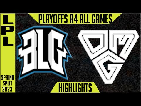 BLG vs OMG Highlights ALL GAMES | LPL Playoffs Spring 2023 Round 4 | Bilibili Gaming vs Oh My God
