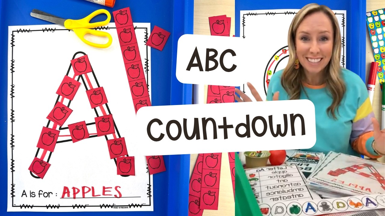 ABC Countdown & More Alphabet Ideas for Preschool, Pre-K, & Kindergarten