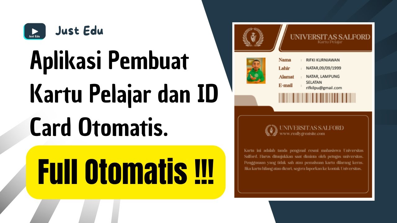 Cara Membuat Kartu Pelajar Otomatis dengan Google Form & Autocrat | Tanpa Ribet!