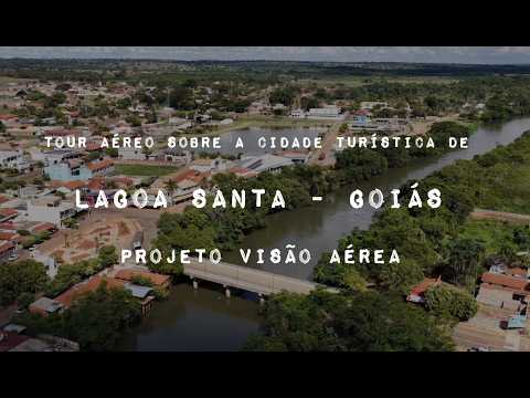 LAGOA SANTA GOIÁS, PROJETO VISÃO AÉREA - TOUR AÉREO PELA CIDADE.