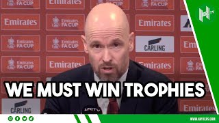 MORE IMPORTANT TO WIN TROPHIES | Erik ten Hag | Man United 4-3 Liverpool