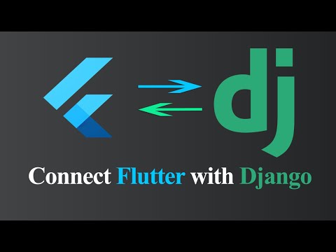 Connect Flutter Android Application with Django Backend Hindi