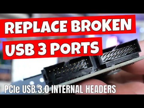 How To Add Or Replace USB3 Internal Motherboard Header For Case Ports IO