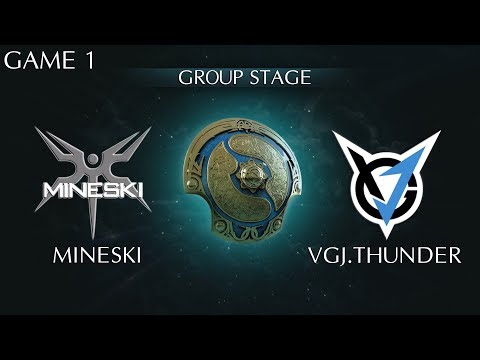 Highlights Mineski vs VGJ.T TI8 Group A | VGJ.Thunder vs Mineski The International 2018