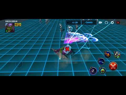 Green Goblin in Classic suit skills preview | Marvel Future Fight