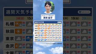 【週間天気】今週の天気は？#通勤タイパ #今週の天気