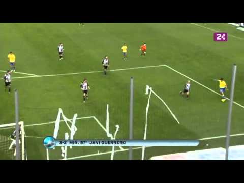 2ª División 10/11 - 17ª Jornada - FC Cartagena vs UD Las Palmas (5-2) DANI CARRIL y JAVI GUERRERO