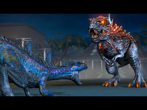 ALPHA 06 vs INDORAPTOR GEN 2 - Jurassic World The Game | Dino King 201031