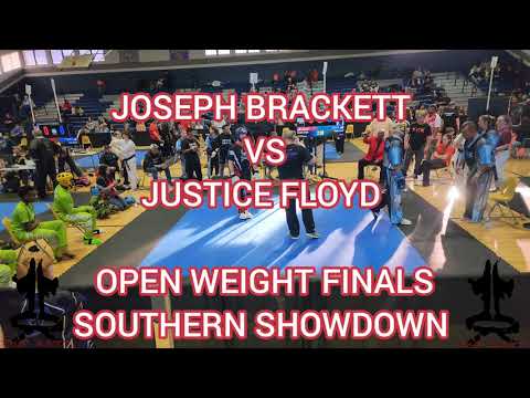 Joseph Brackett Vs Justice Floyd Open Weight finals at the Southern Showdown.