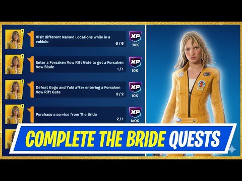 Fortnite: How to EASILY Complete The Bride Quests (FULL Chapter 7 Guide + All Locations)