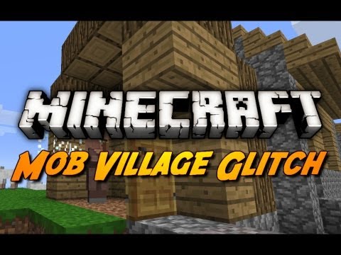 Insane Minecraft Mob Village Spawning Glitch!