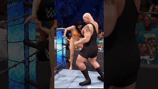 💥Big Show vs Nikki Cross💥Part 7 #bigshow #nikkicross #wwe #wwe2k24 #shorts #wweraw #smackdown #reels