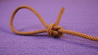 Simple and reliable single loop hook knot,knots method