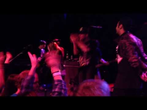 Desaparecidos playing the Clash song "Spanish Bombs" with the So So Glos in Omaha 10/22/13