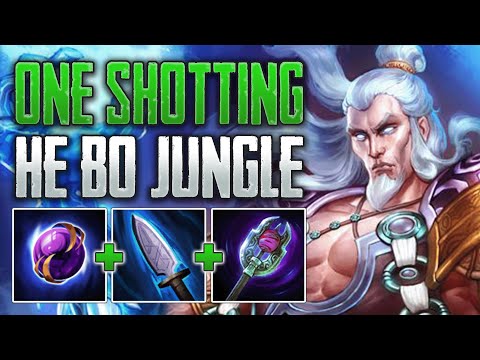 DELETING EVERYONE! | He Bo Jungle Gameplay | SMITE 1 Conquest
