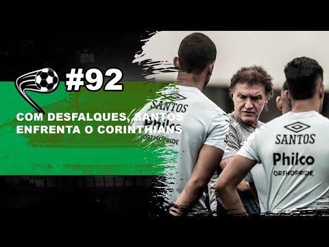 Santos enfrenta Corinthians com inúmeros desfalques