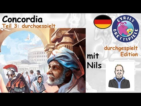 Cyrils Brettspiele - Concordia Brettspiel (S150E03) - Städte bauen