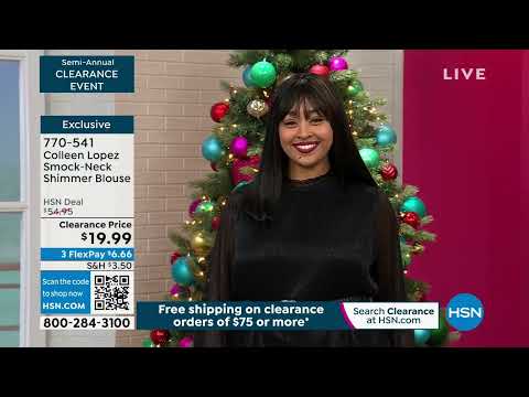 HSN | Semi-Annual Colleen Lopez Collection Clearance 12.20.2023 - 11 PM