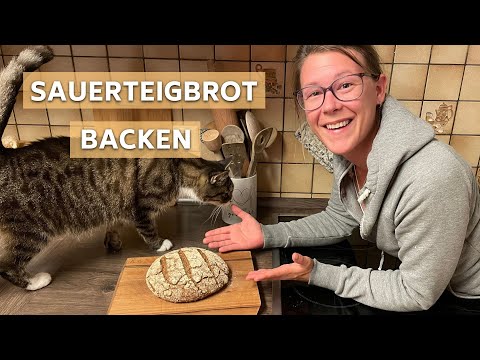 Sauerteigbrot ohne Hefe backen 🍞 Mein absolutes Lieblings-Roggenmischbrot mit Sonnenblumenkernen 😊