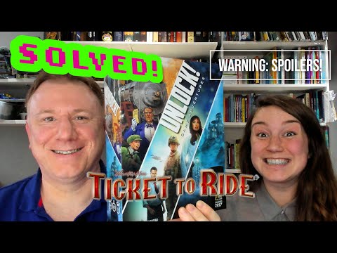 Solved! Unlock: Ticket to Ride (Game Adventures) - full walkthrough with Dr Gareth and Laura