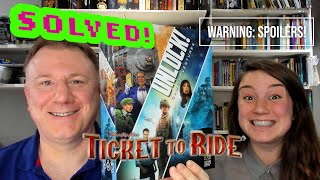 Solved! Unlock: Ticket to Ride (Game Adventures) - full walkthrough with Dr Gareth and Laura