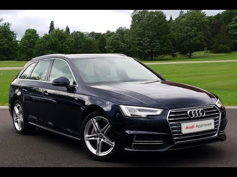 OE67GWJ AUDI A4 AVANT TDI ULTRA S LINE BLUE 2017, Bradford Audi