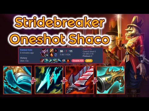 30 Kills Stridebreaker Crit Carry - S13 Ranked [League of Legends] Full Gameplay - Infernal Shaco