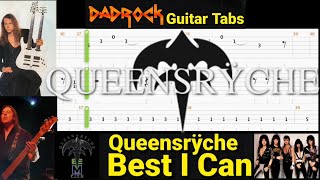 Best I Can - Queensryche - Guitar + Bass TABS Lesson (Special Dedication)